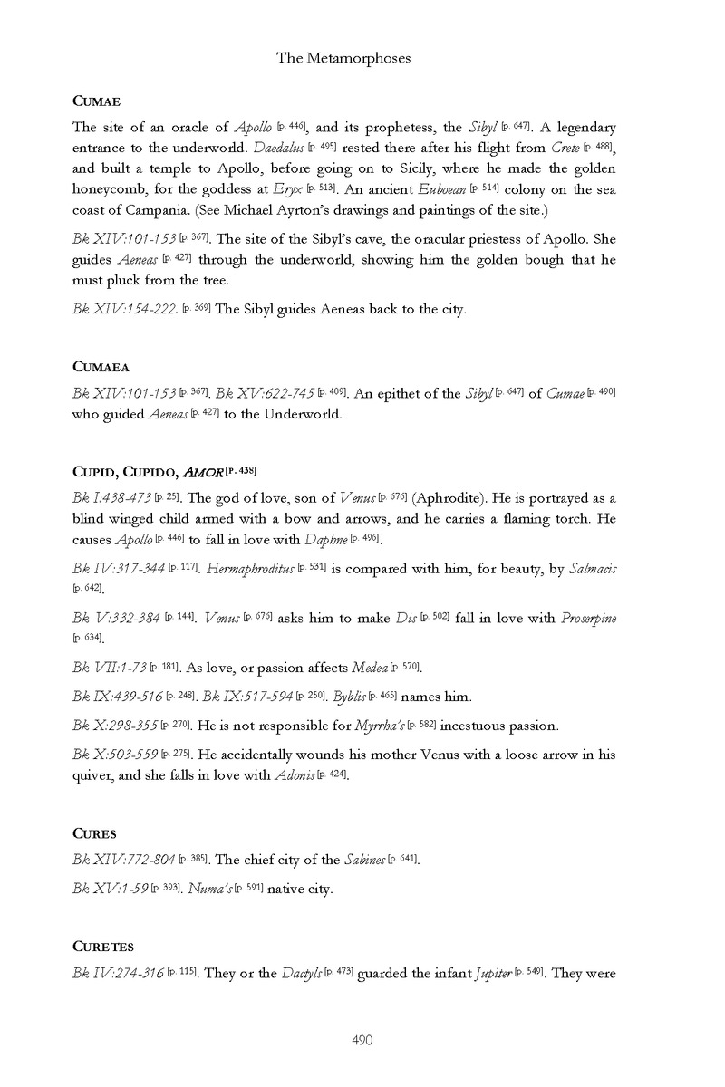 Ovid: The Metamorphoses - Page 490